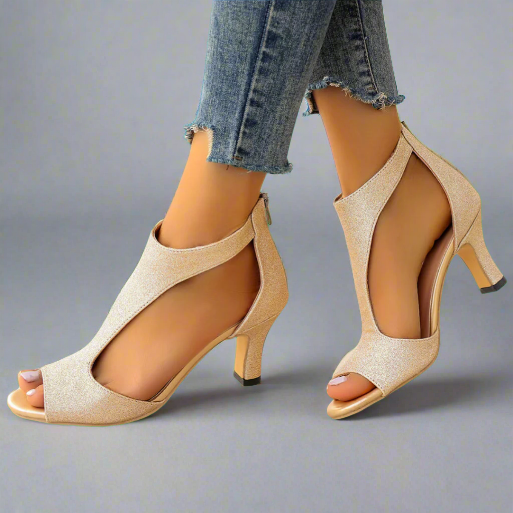 Heidrun | Sandales Élégantes à Talons Confortables