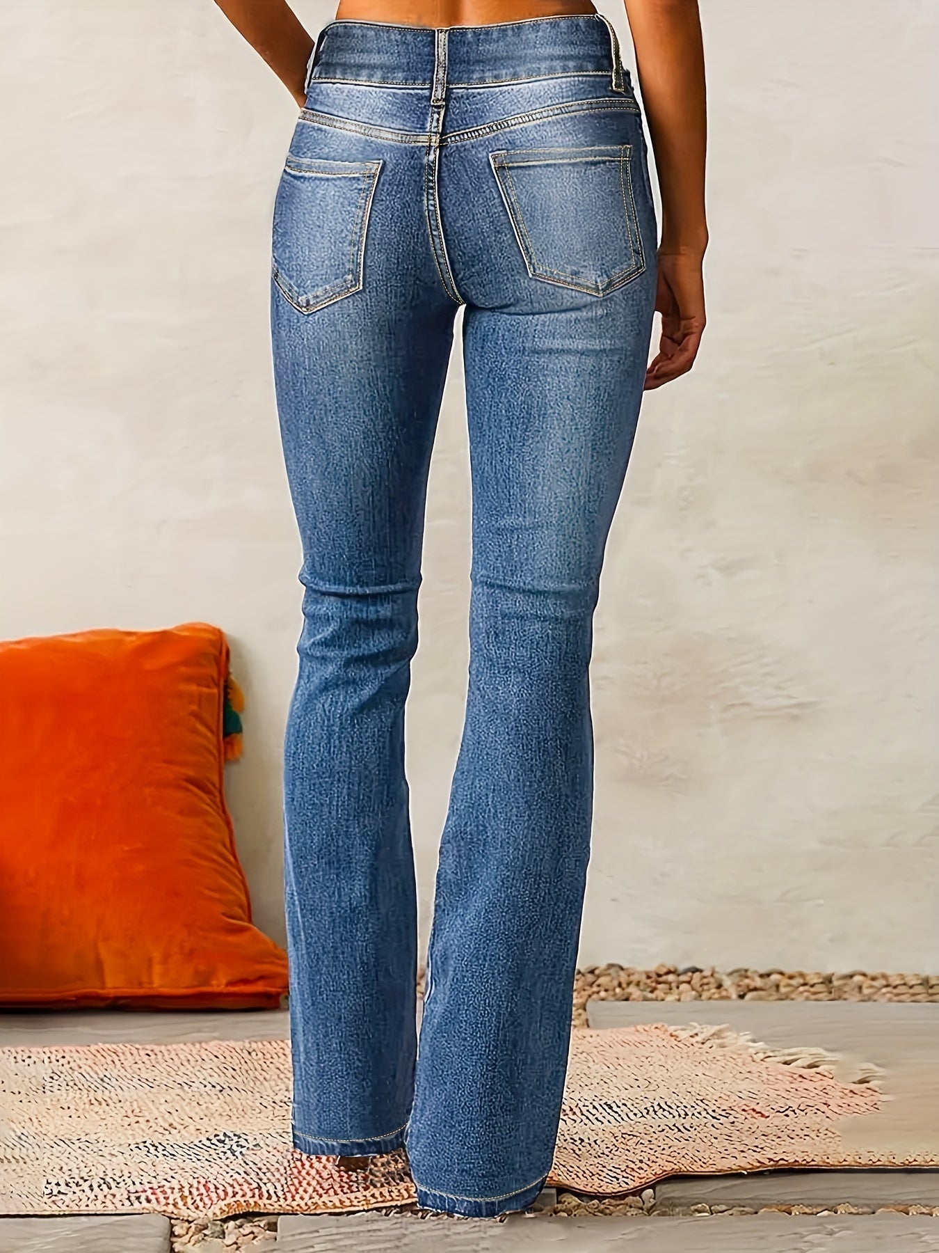 Aya | Jean évasé taille haute