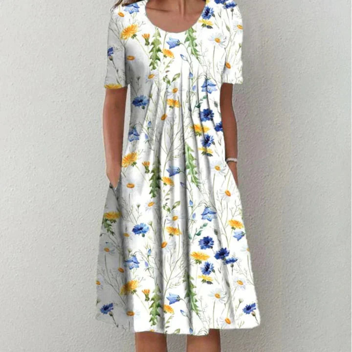 Valeriana | Robe élégante en coton