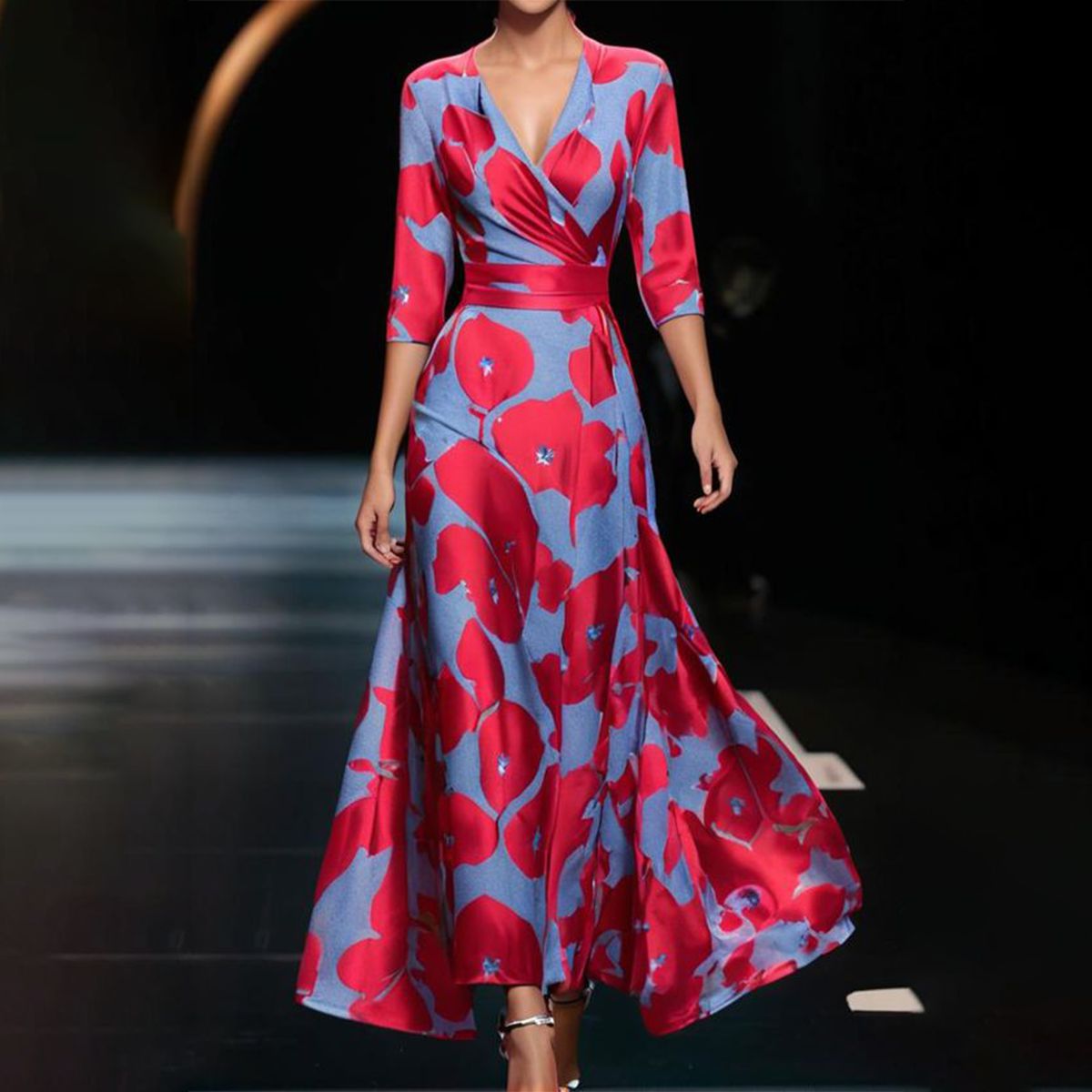 Benita | Robe à col en V