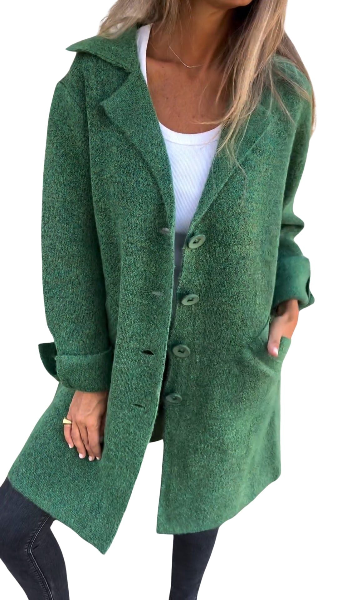 Magdalena | Manteau long décontracté à revers