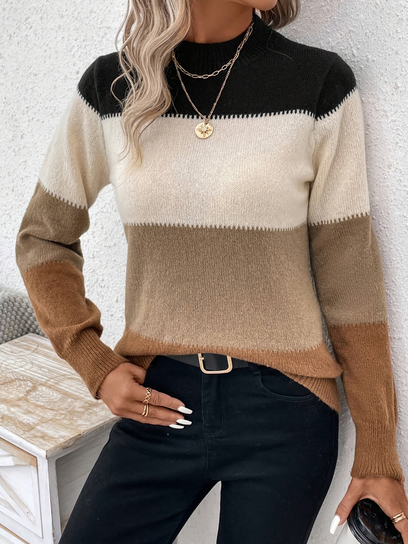 Ingrid | Pull à rayures compact