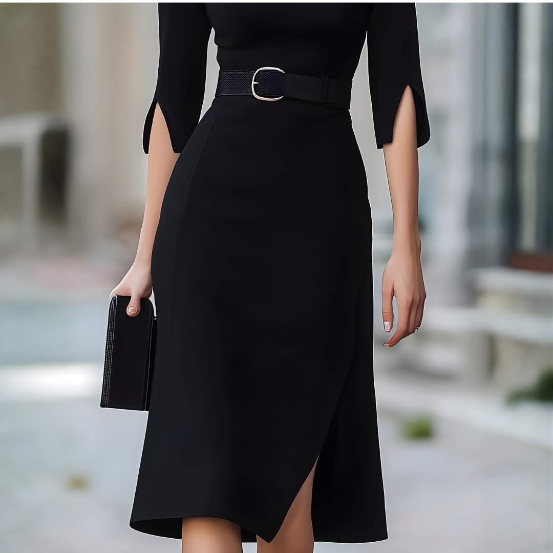 Aveline | Robe midi à l’allure envoûtantes