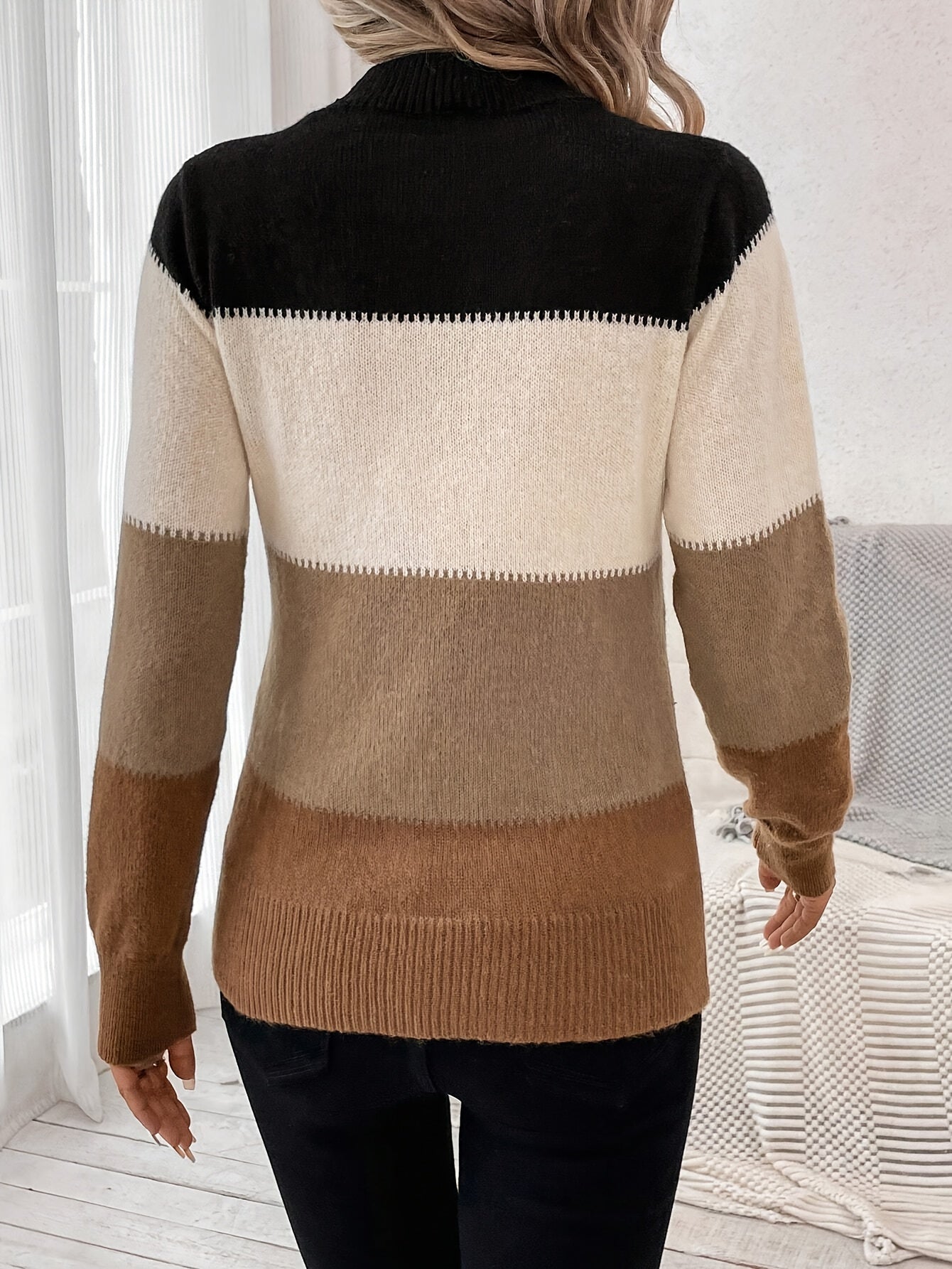 Ingrid | Pull à rayures compact