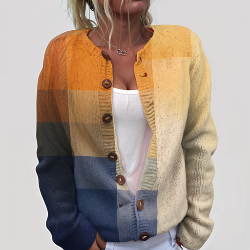 Teresa | Veste en maille avec motif floral