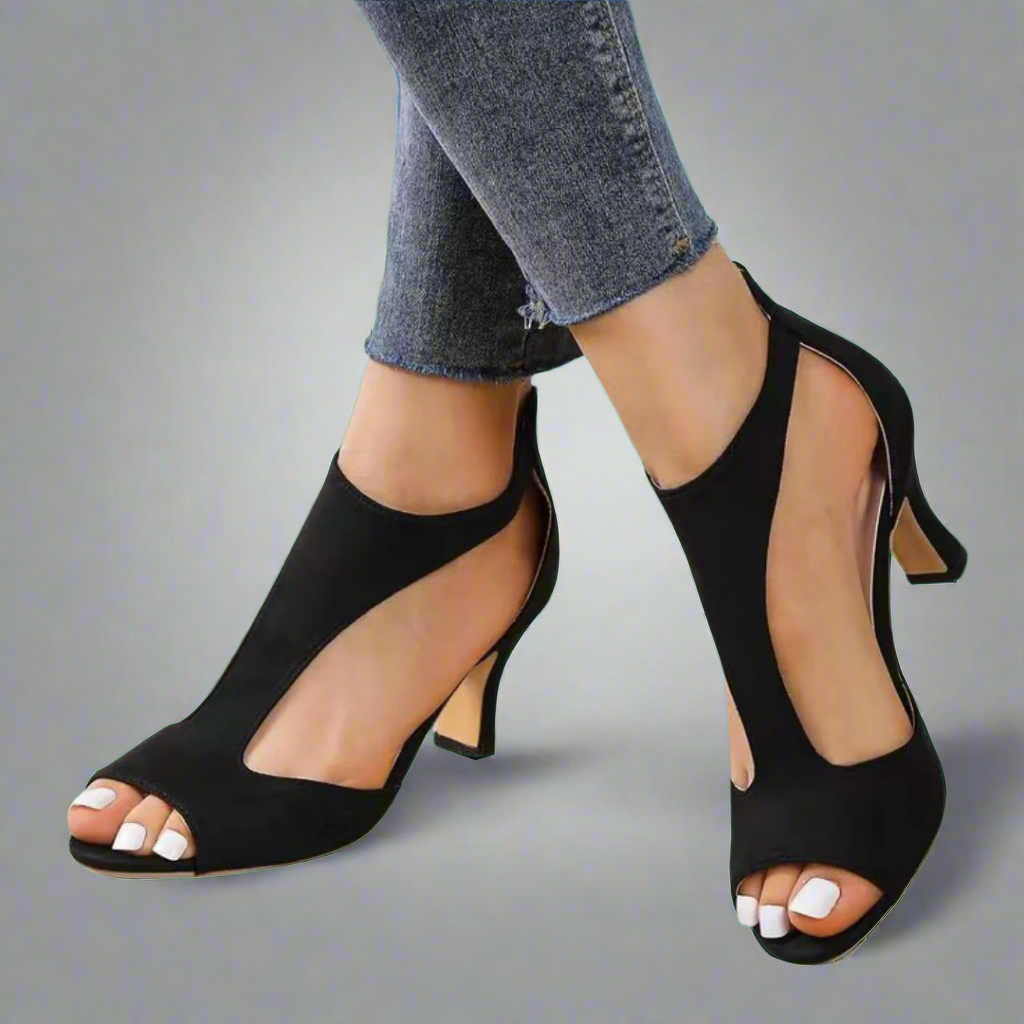 Heidrun | Sandales Élégantes à Talons Confortables