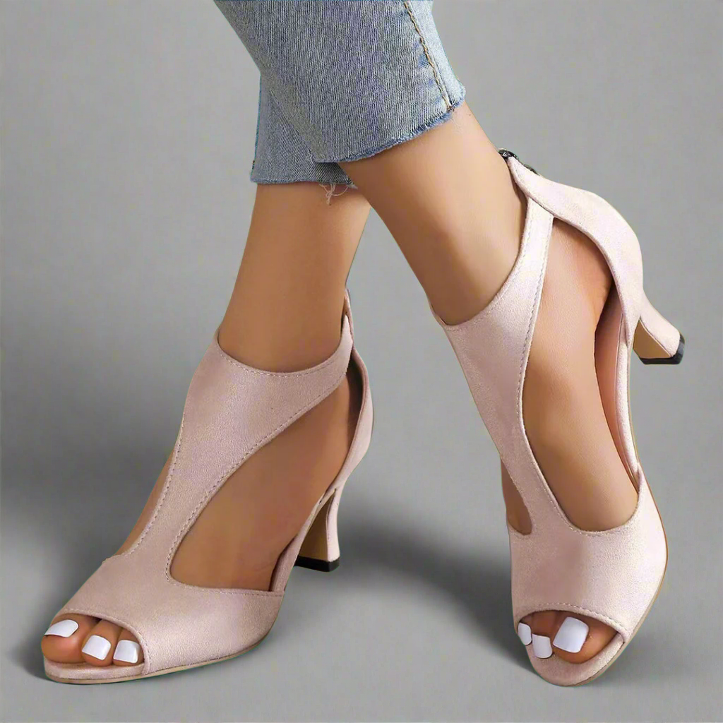Heidrun | Sandales Élégantes à Talons Confortables