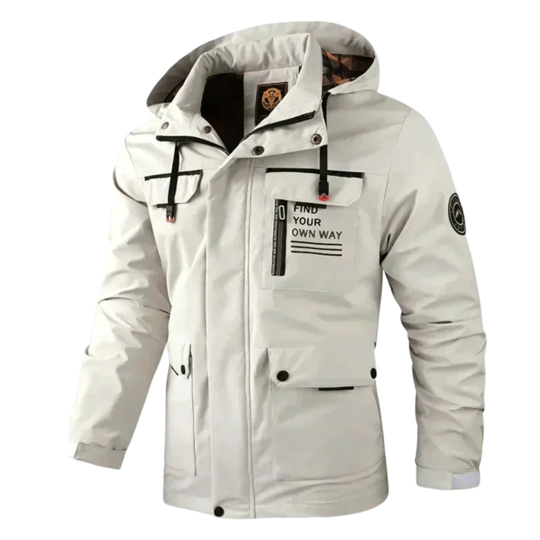 Arvid | Veste extérieure confortable, coupe-vent et imperméable