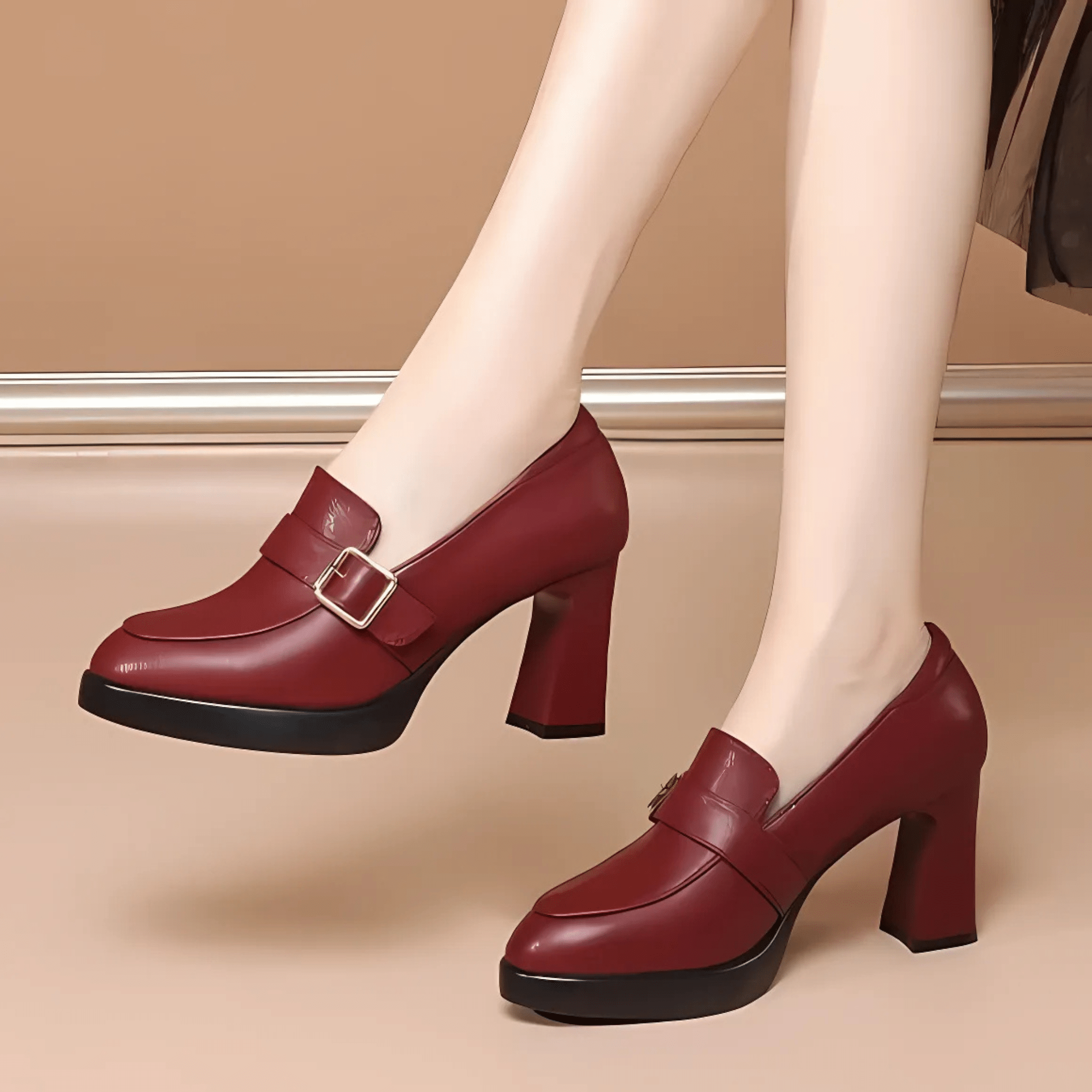 Malena | Chaussures à talons classiques avec boucle
