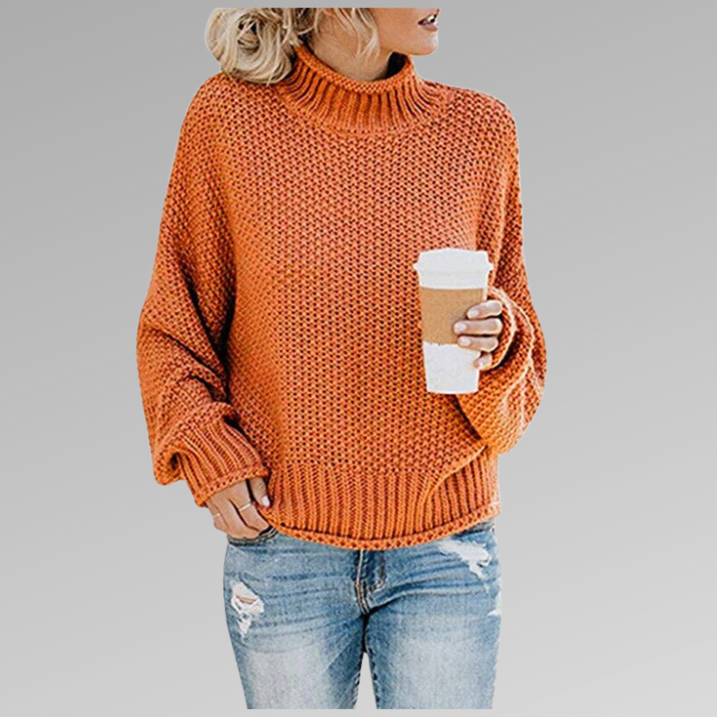 Rosmarie | Pullover à manches longues avec col roulé