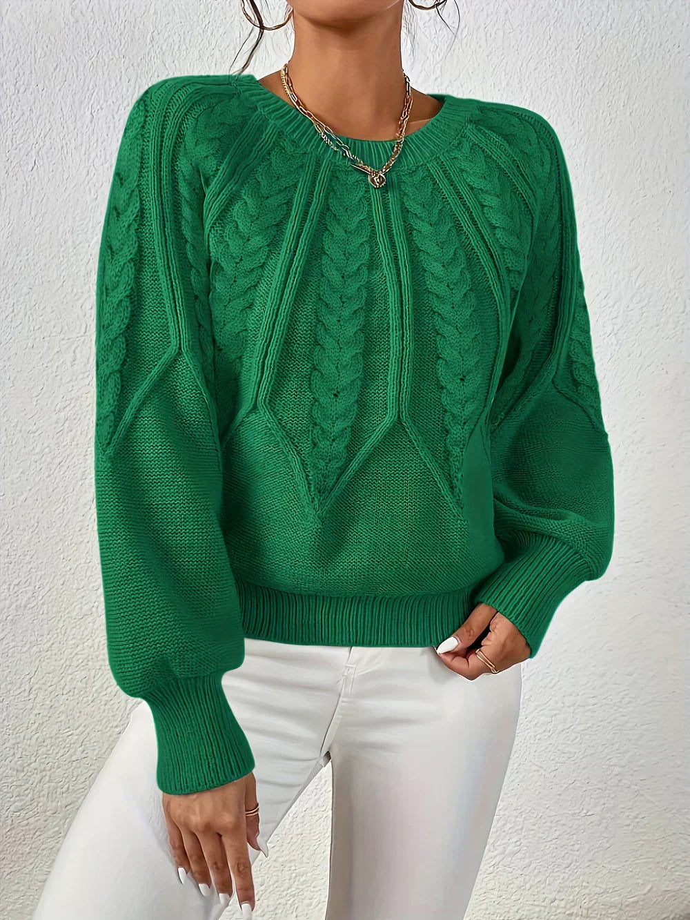 Heidi | Pull en tricot élégant à col rond