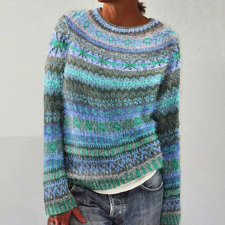Jolanda | Veste festive en mohair à jacquard
