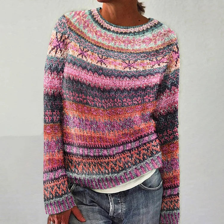 Jolanda | Veste festive en mohair à jacquard