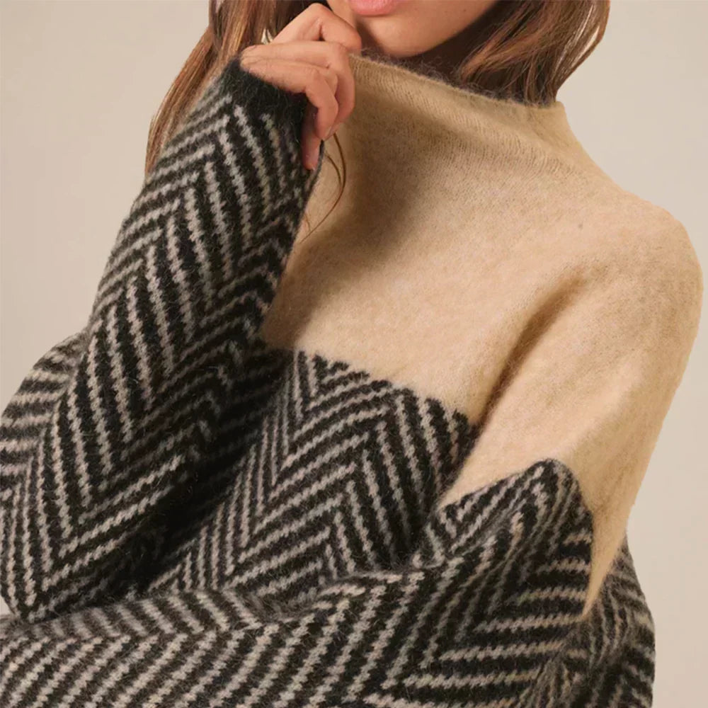 Johanna | Pull à motif en zigzag