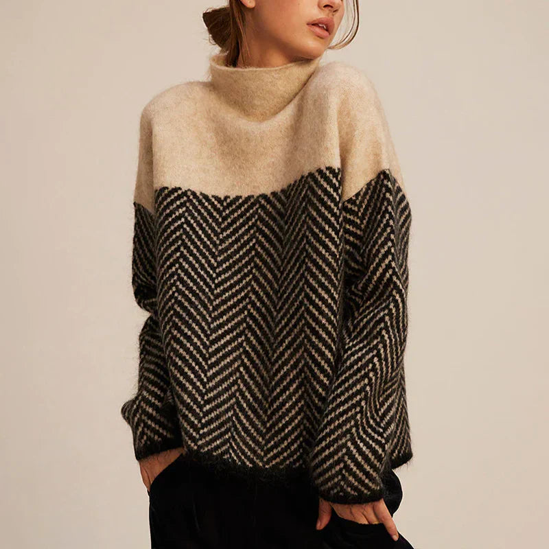 Johanna | Pull à motif en zigzag