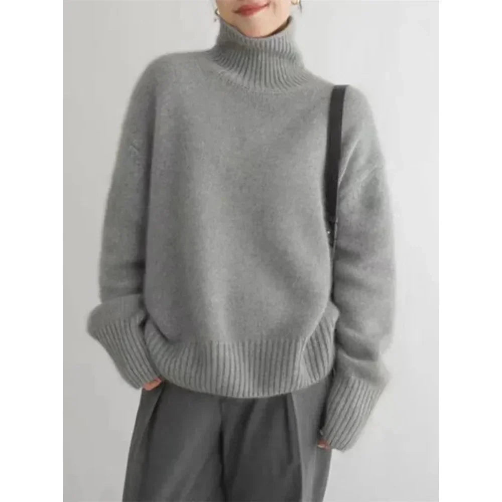 Eveline | Pull en cachemire à col roulé