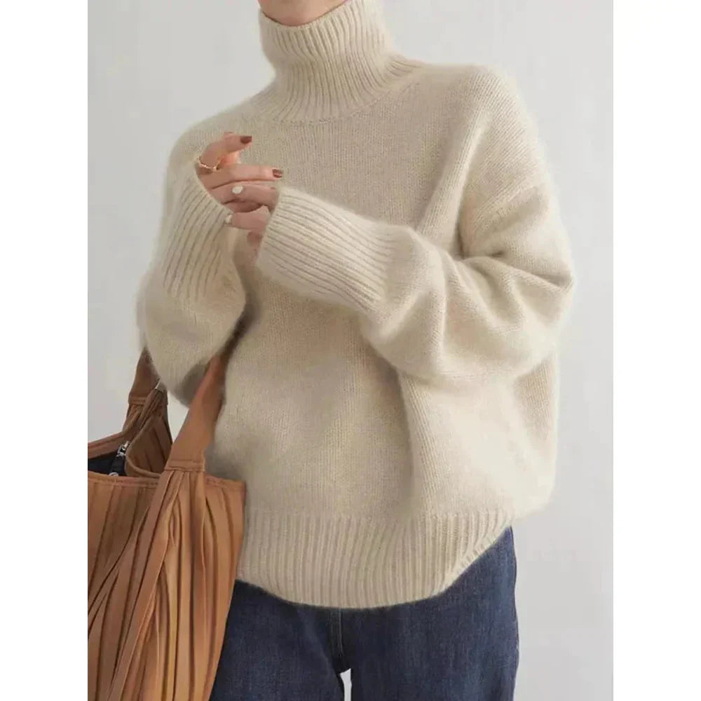 Eveline | Pull en cachemire à col roulé