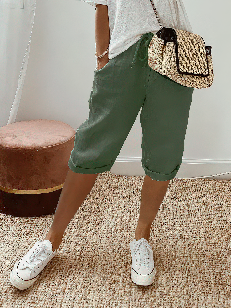 Marthe | Short confortable avec ourlet retourné