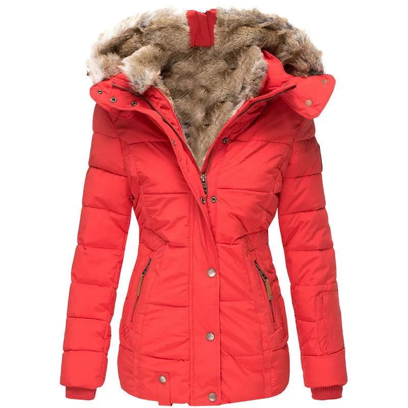 Marisol | Manteau d'hiver chaud avec doublure en fourrure