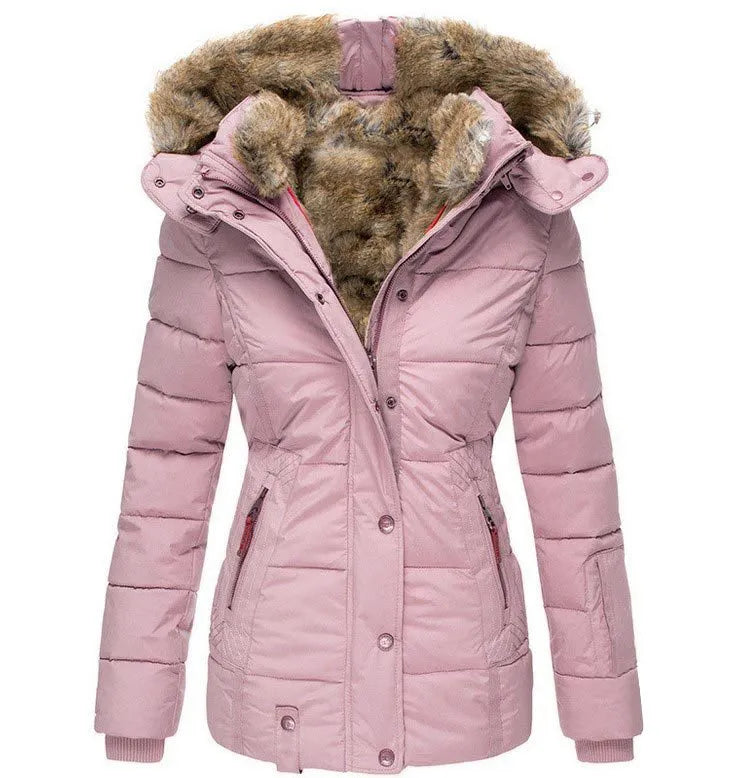 Marisol | Manteau d'hiver chaud avec doublure en fourrure