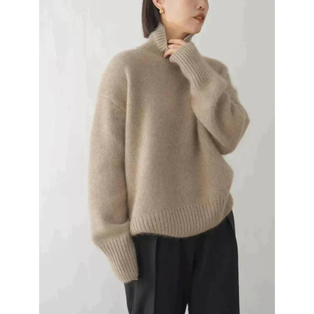 Eveline | Pull en cachemire à col roulé