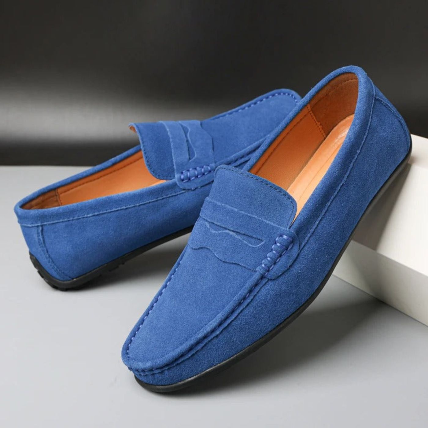 Harold | Mocassin en daim doux