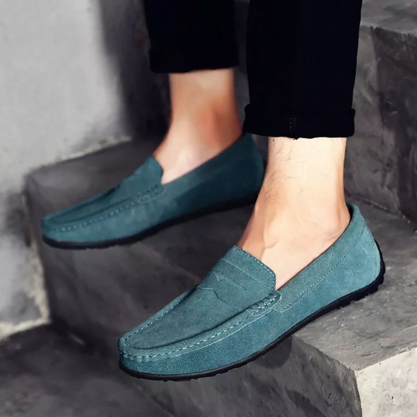 Harold | Mocassin en daim doux