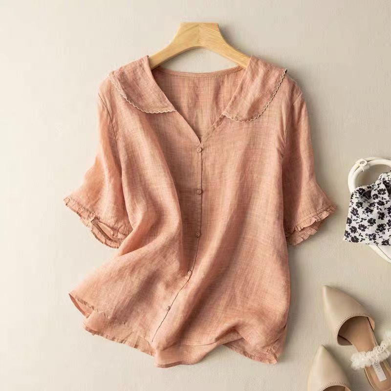 Mila | Blouse vintage avec détail de boutons