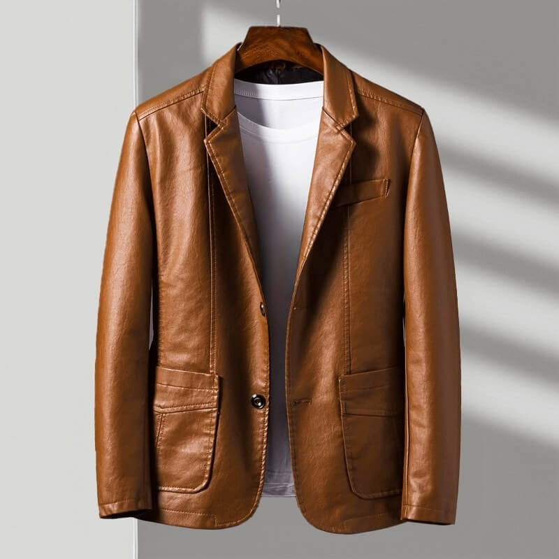 Antonio | Veste classique en peau de velours
