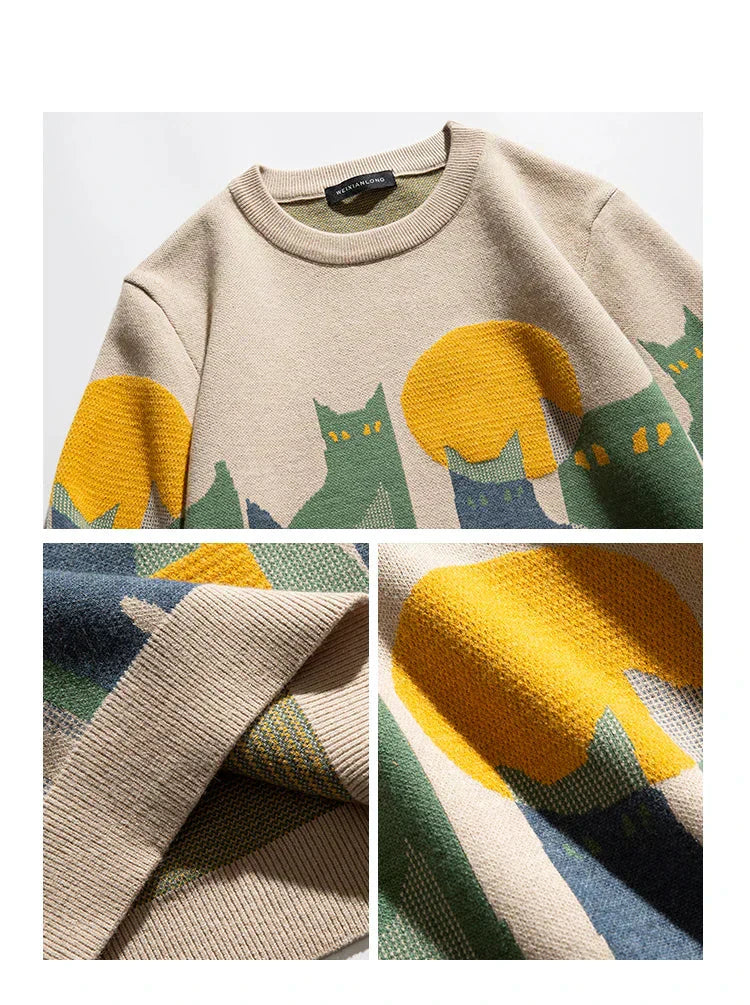 Iris | Pull à Chat au Clair de Lune