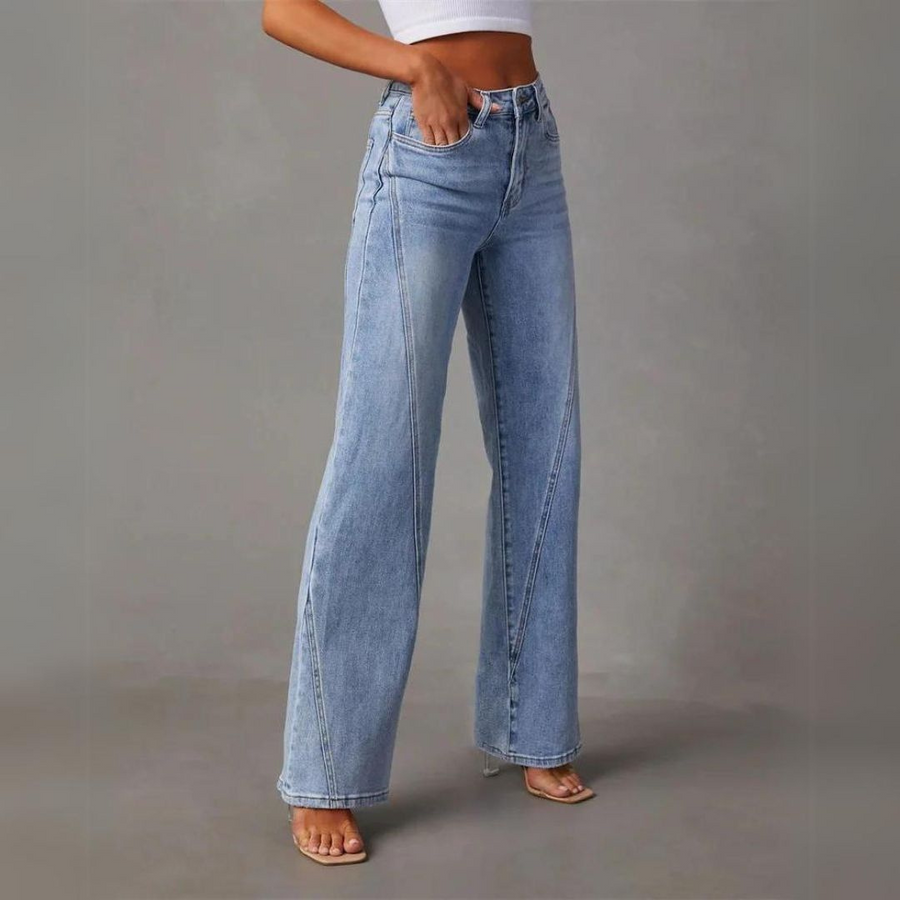 Carina | Jean taille haute large