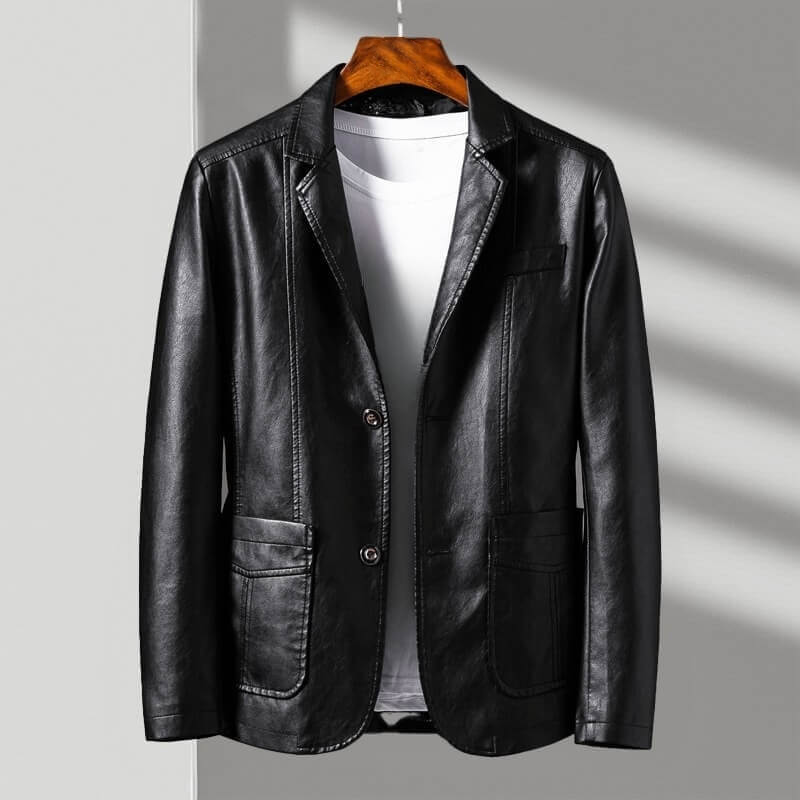 Antonio | Veste classique en peau de velours