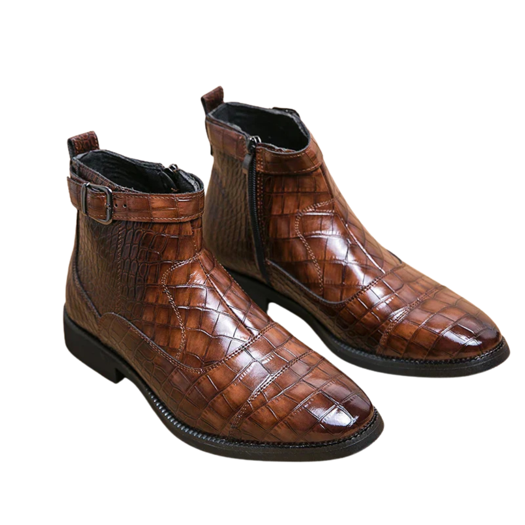 Laurent | Bottes en cuir avec boucle