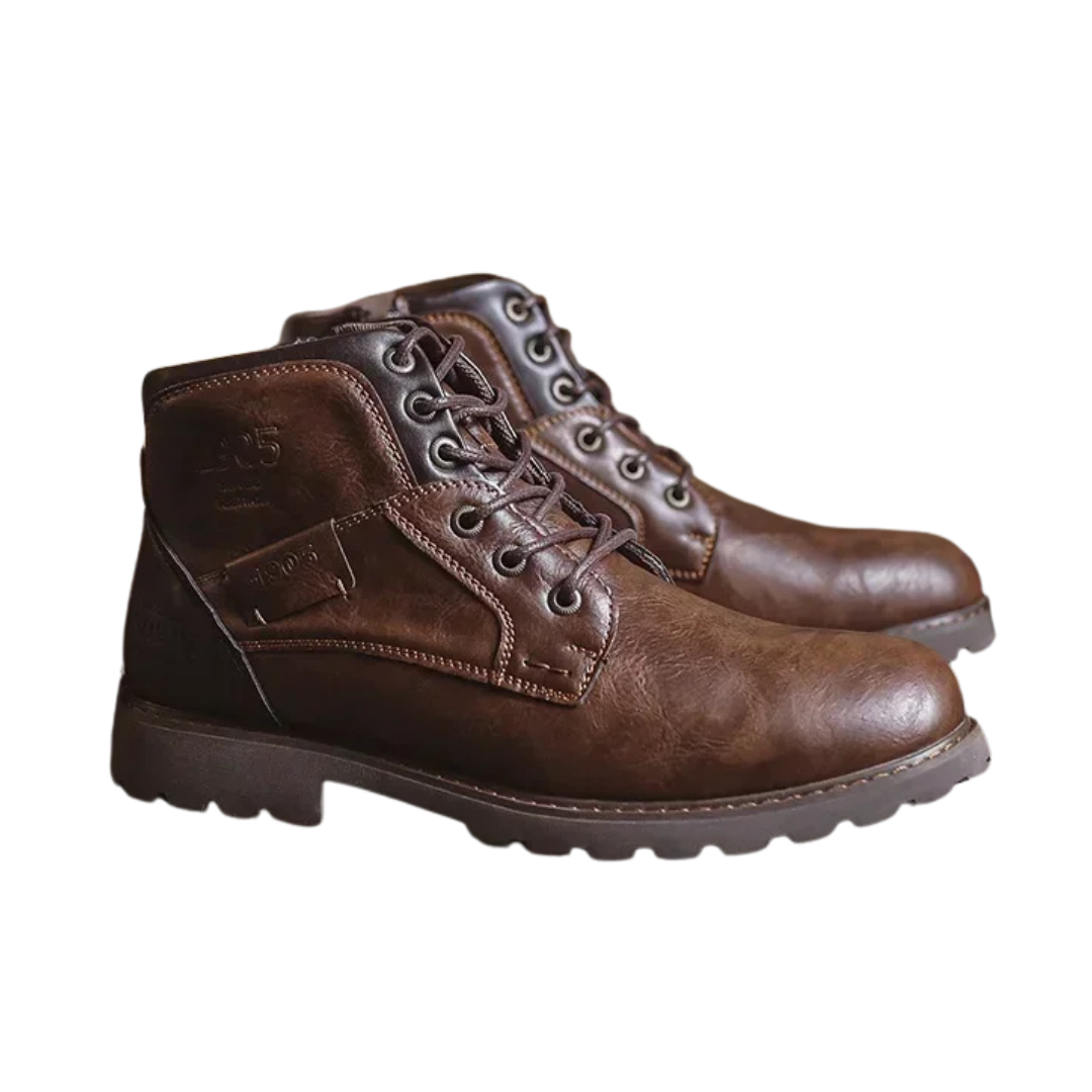 Michel | Bottines décontractées en cuir de style britannique pour hommes