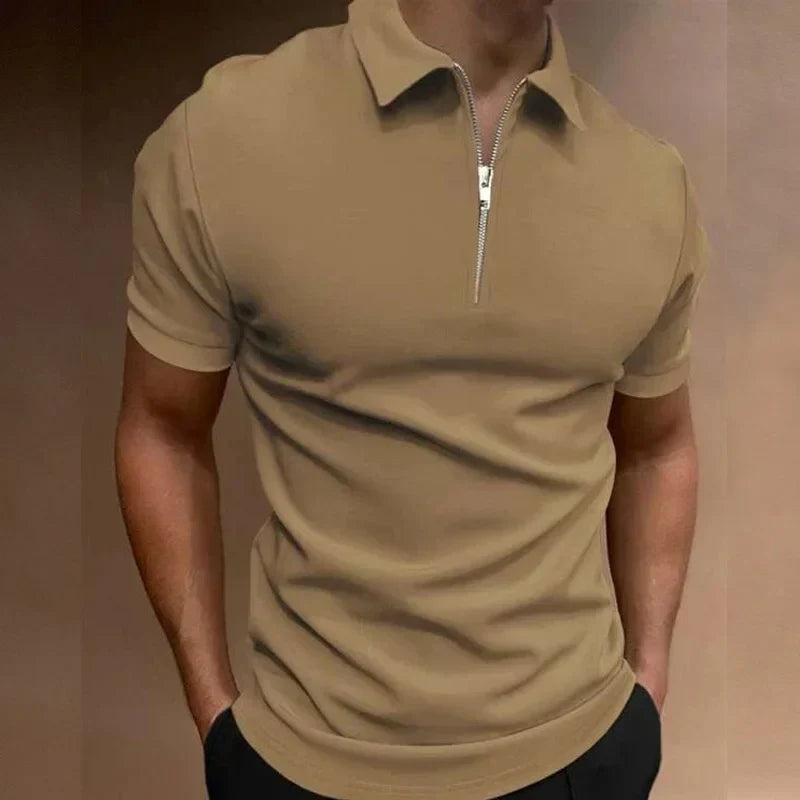 Faust | Polo classique à zipper