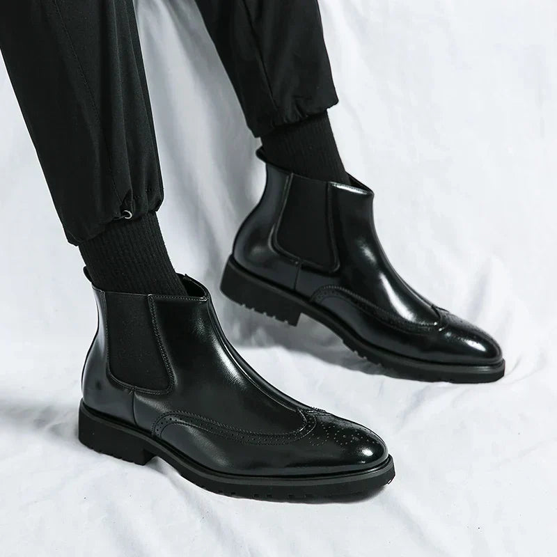 David | Bottes en cuir urbain