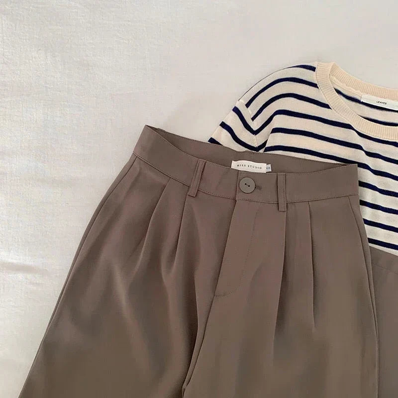 Estefanía | Pantalon élégant à jambes larges