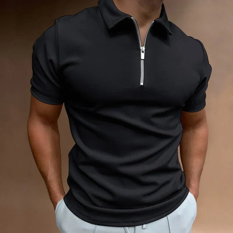 Faust | Polo classique à zipper