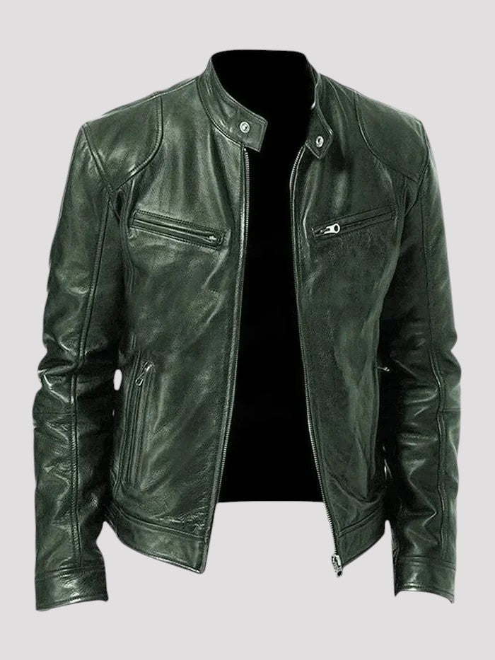 Diego | Veste en cuir décontractée