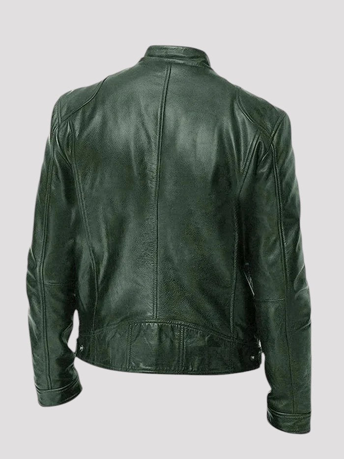 Diego | Veste en cuir décontractée