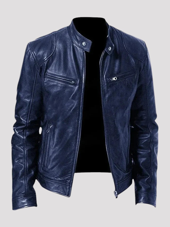 Diego | Veste en cuir décontractée