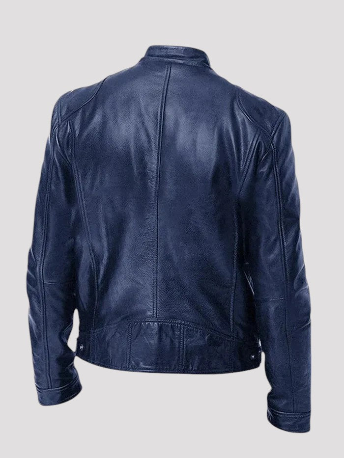 Diego | Veste en cuir décontractée