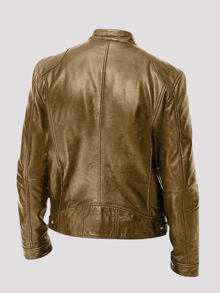 Diego | Veste en cuir décontractée