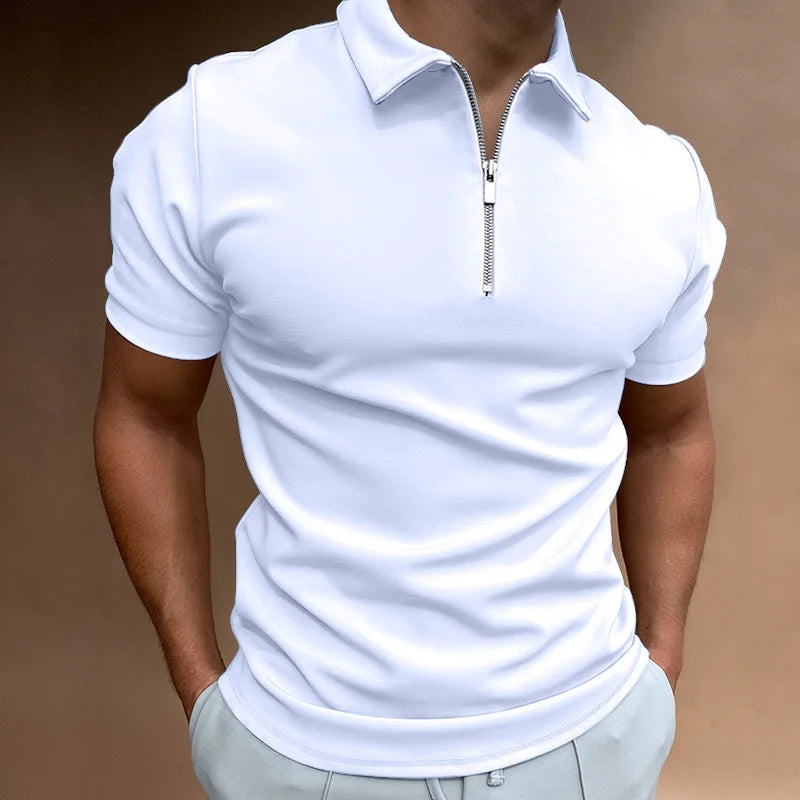 Faust | Polo classique à zipper