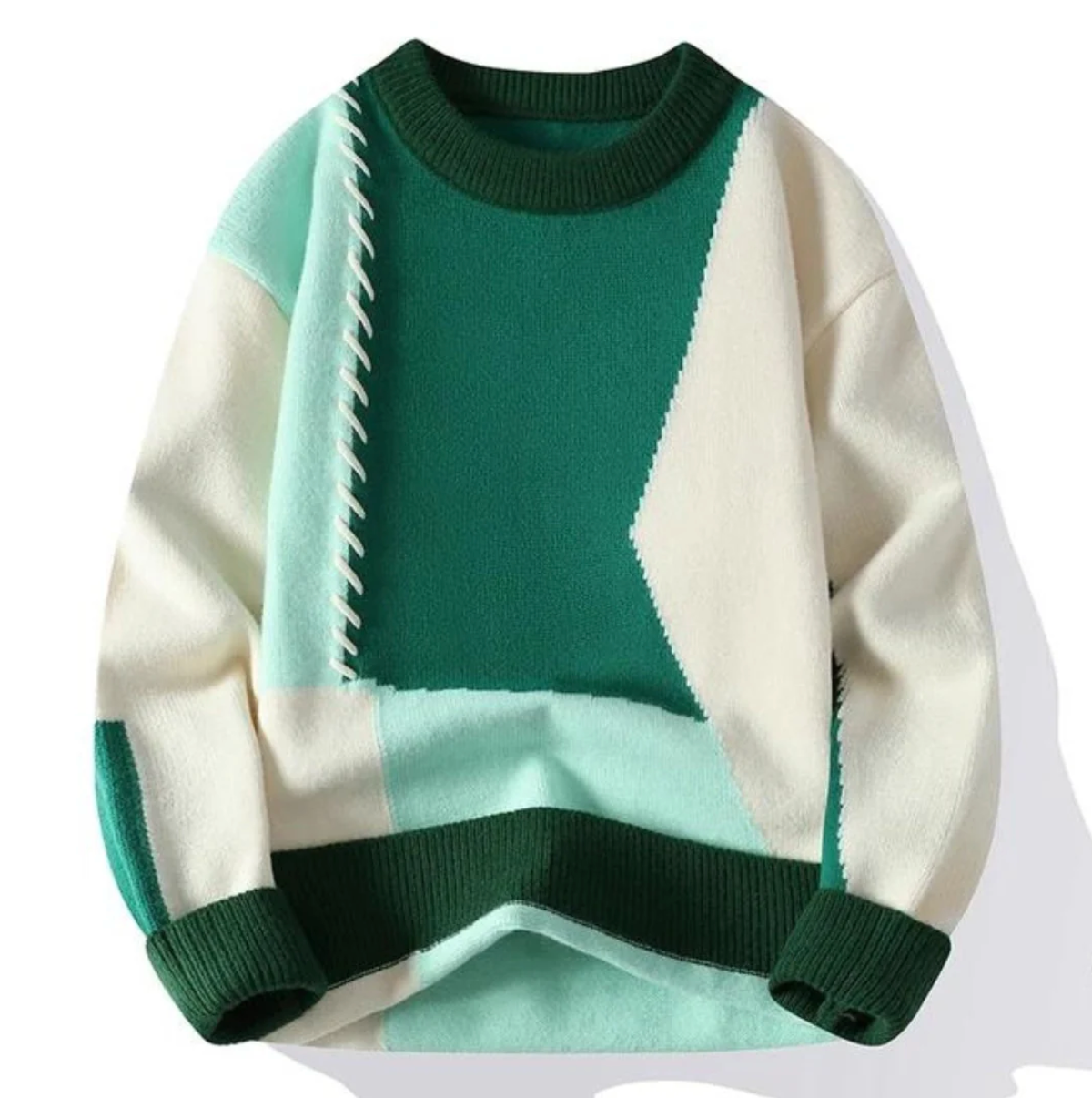 Patricia | Pull-over en patchwork