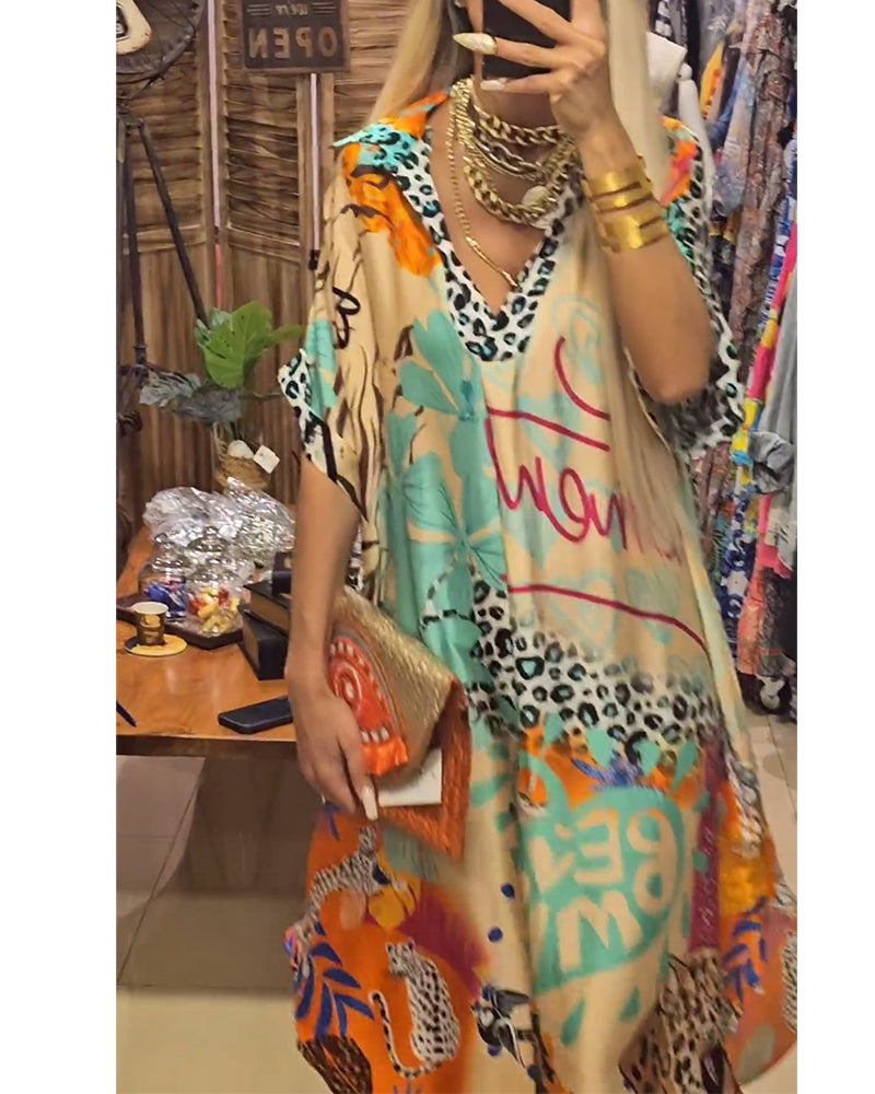 Miriam | Robe décontractée à décolleté en V