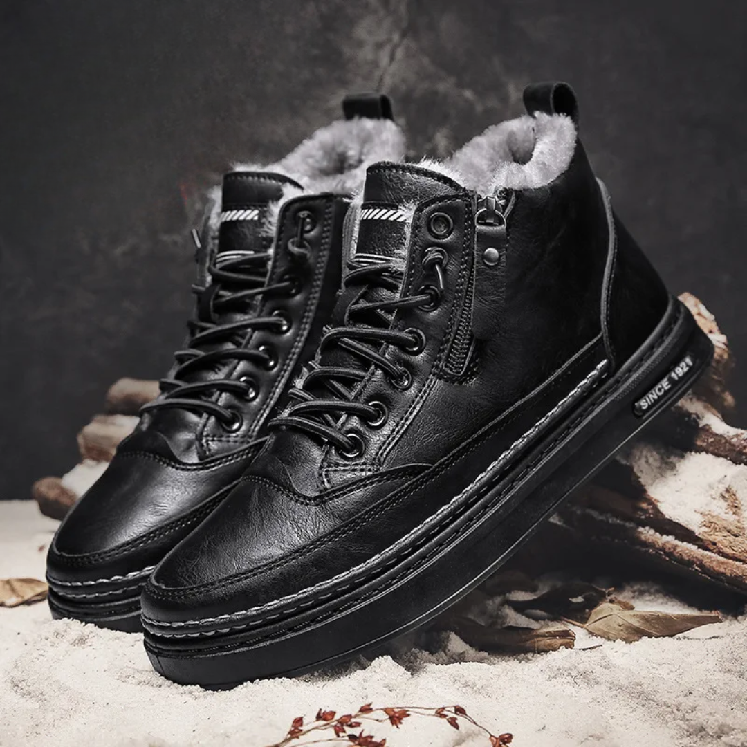Miguel | Bottes d'hiver en cuir pour hommes