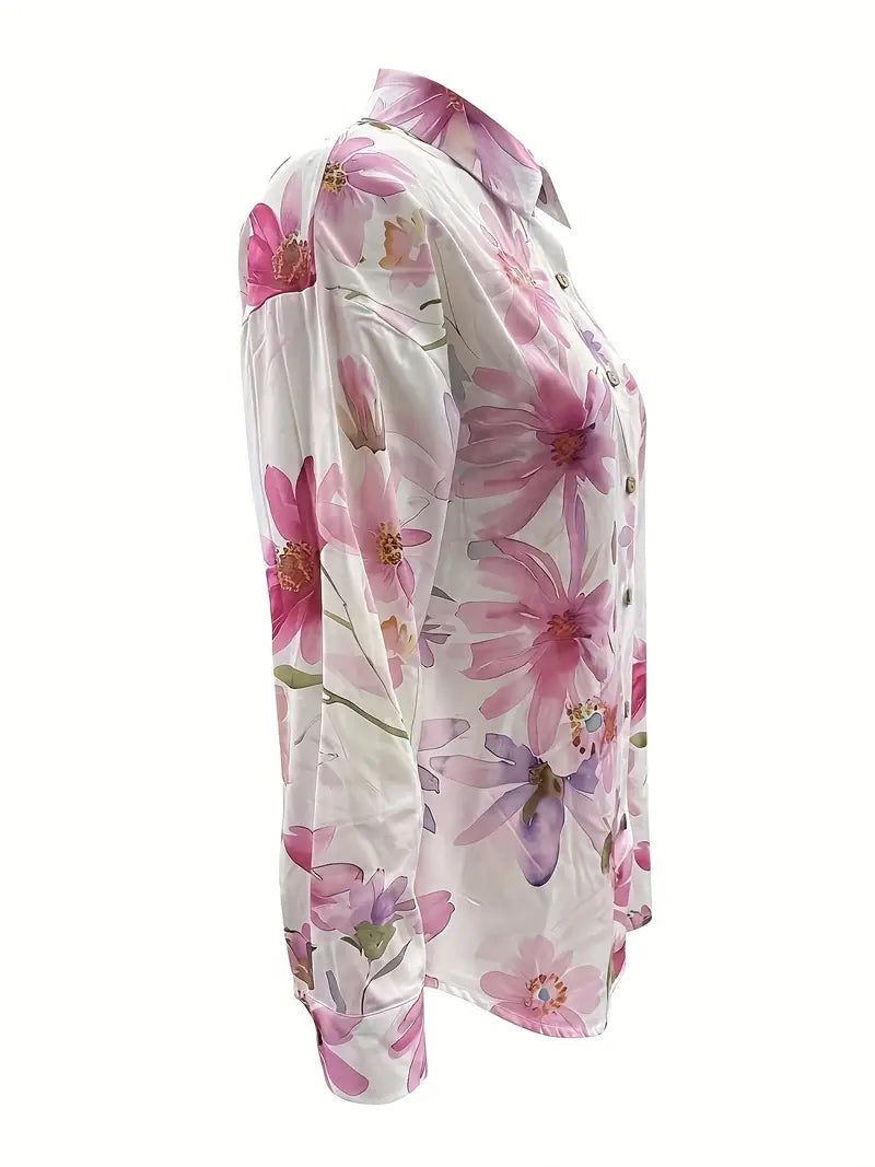 Emiliana | Chemisier floral élégant