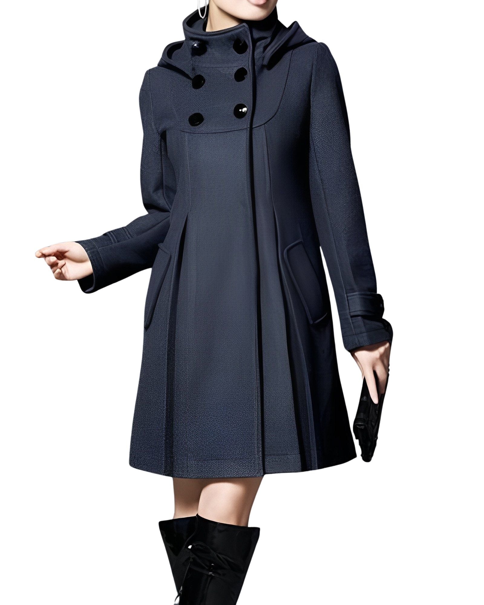 Julieta | Robe avec capuche et écharpe