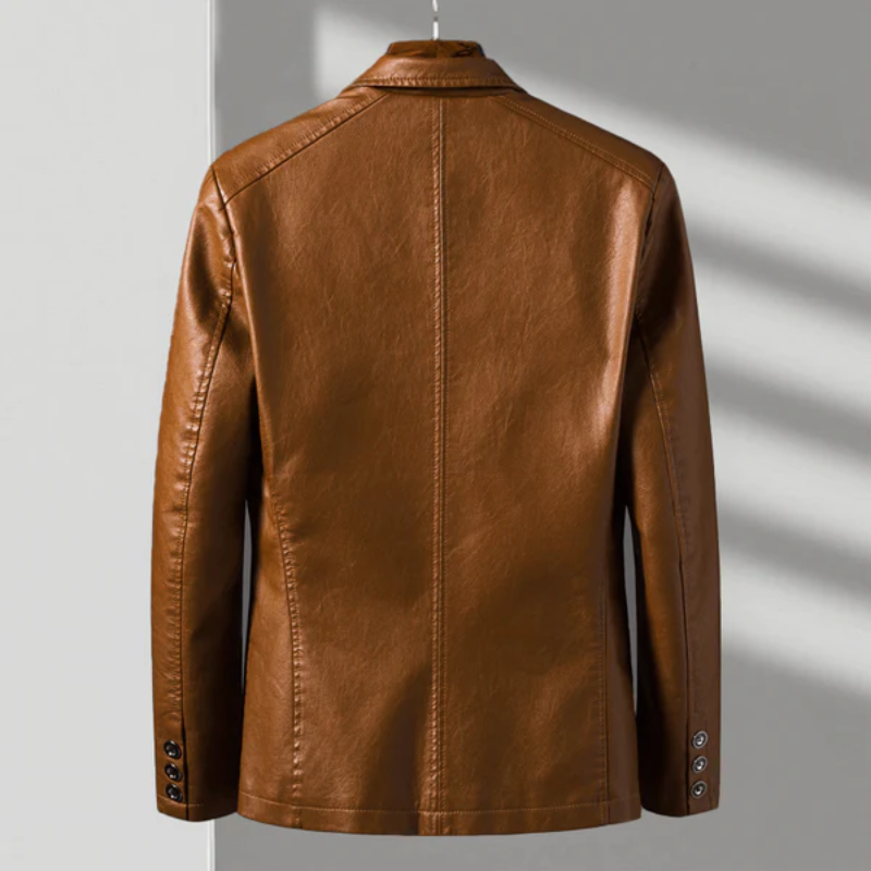 Antonio | Veste classique en peau de velours